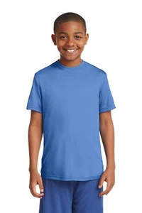 Sport Tek Youth's Dri-Fit PosiCharge Workout S-XL T-Shirt M-YST350 - Picture 1 of 29