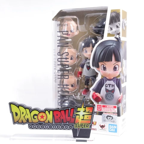Premium Bandai S.H.Figuarts Dragon Ball Super Hero Pan with Acrylic Logo Plate Cover