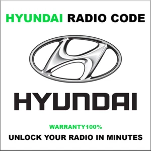 HYUNDAI RADIO CODES UNLOCK STEREO SERIES EMP3 MP3 35 BECKER PINCODE SERVICE - Picture 1 of 5