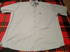Pendleton Mens XL Short Sleeve Button Down Shirt  Green Cotton - Picture 1 of 3