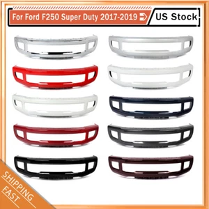 Steel Front Bumper Face Bar For 2017 2018 2019 Ford F250 F350 Super Duty w/ Fog - Picture 1 of 69
