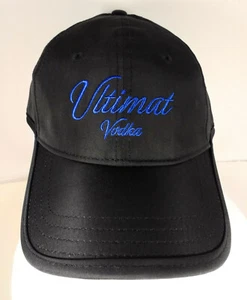 Ultimat Vodka Baseball Style Hat Cap Black Patron Spirits Company👀 - Picture 1 of 7