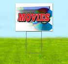 MOVIES 18x24 Yard Sign Corrugated Plastic Bandit Lawn USA CD DVD BLU RAY