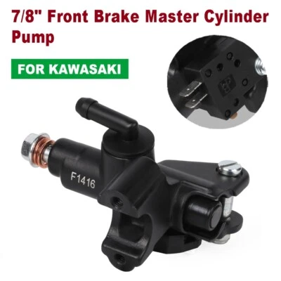 For Kawasaki Ninja ZX-6 ZX-7R ZX-9R ZX-10R 7/8" Front Brake Master Cylinder Pump - Image 1 of 4
