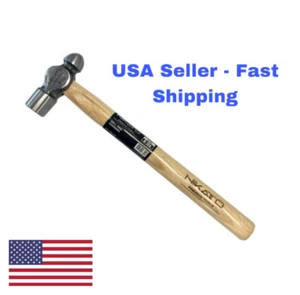 NUEVO 8 oz, 12 oz, 16 oz, 24 oz, Ball Pein Wood Handle Hammer, STOCK DE EE. UU. - Imagen 1 de 6