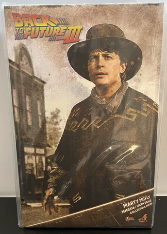 Hot Toys MMS616 Back To The Future Part III Marty McFly 1/6 Figure New Sealed!!! Cover
