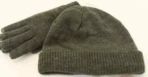 Thinsulate Herren Thermo Warm Gefütterte Winter Handschuhe & Mütze Set Schwarz, Grau One Size - Bild 1 von 6