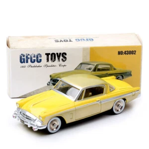 1:43 Scale GFCC 1955 Studebaker President Speedster Coupe Model Car Diecast Toy - Picture 1 of 25