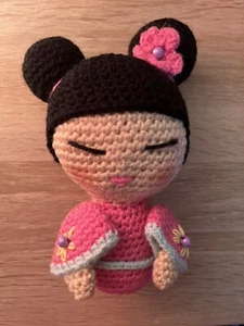 Kokeshi doll Amigurumi Handmade Crochet - Picture 1 of 7