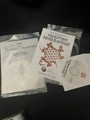Martha Pullen Vintage Collection 1-1 Jenny Haskins  Scrolls embroidery disks - Image 1 of 4