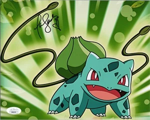 ~ TARA SANDS Authentic Hand-Signed "Bulbasaur - POKEMON" 8x10 Photo (JSA COA) ~ - Picture 1 of 2