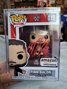 WWE FUNKO POP! Signed Finn Balor Amzon Exclusive 118 Fanatics COA Judgement Day - Picture 1 of 6