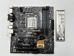 Placa madre Asus Q170M-C LGA1151 DDR4 Micro ATX HDMI DP VGA DVI con escudo de E/S - - Imagen 1 de 1