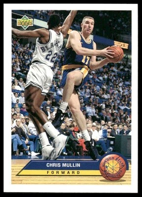 1992-93 Upper Deck McDonald's #P14 Chris Mullin Golden State Warriors - Image 1 of 2