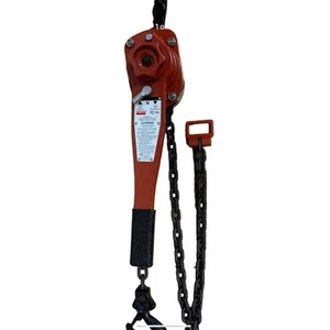 Dayton 1 1/2 Ton 4Z x 46 Lever Chain Hoist 3000 Lb Load Capacity 5' Hoist Lift - Picture 1 of 8