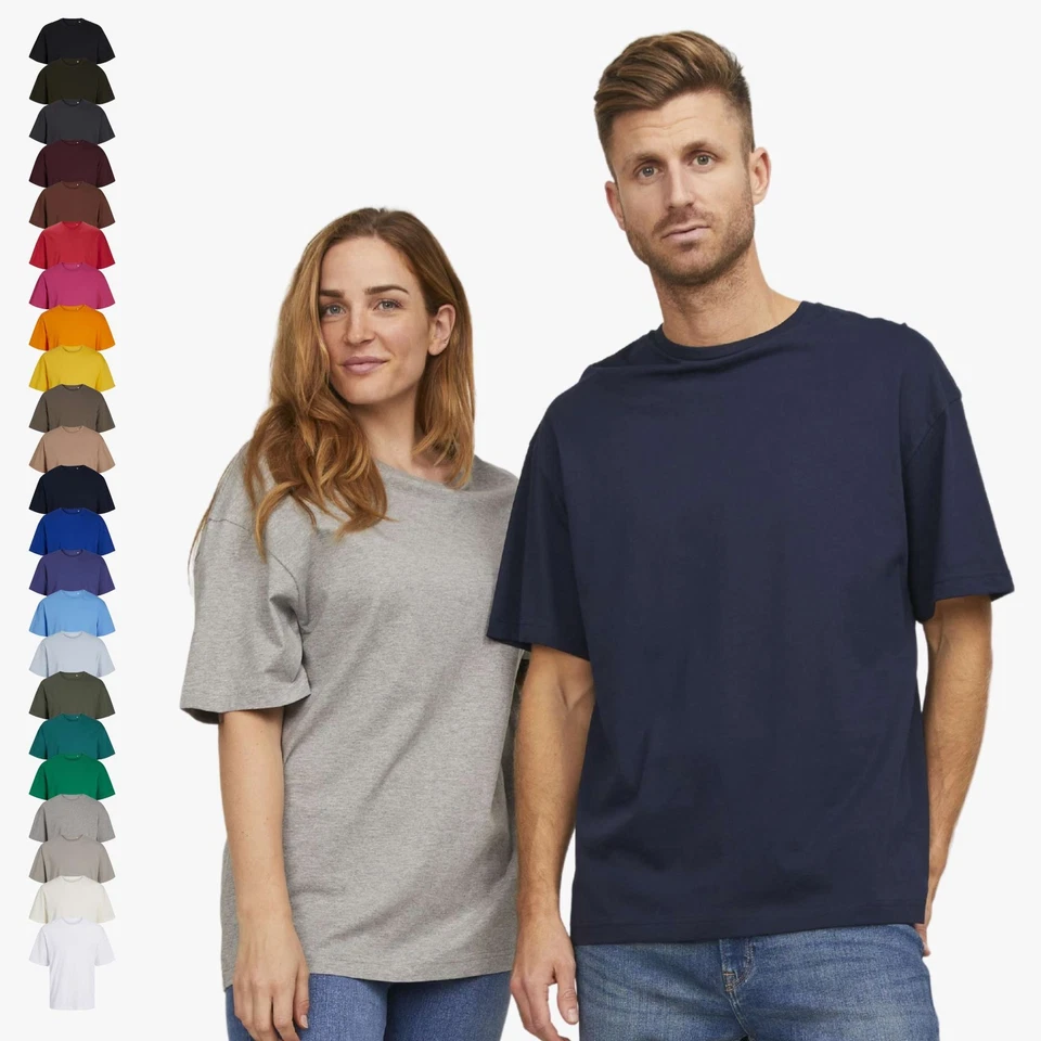PRODUKT//JACK & JONES - Unisex Oversized T-Shirt XS - 3XL 100% Biobaumwolle - Bild 1 von 4