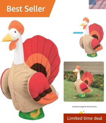 Gaggleville Turkey Goose Outfit, Fits Large 23" H Statue, by Foto 1 de 4
