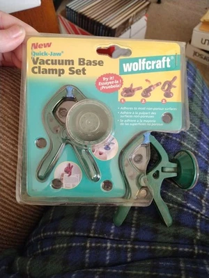 Juego de abrazaderas base de vacío Wolfcraft nuevo Foto 1 de 3
