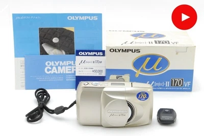 🎦【Near MINT in box】Olympus μ mju II 170 VF Point & Shoot 35mm Film Camera JAPAN - Image 1 of 4