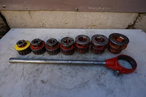 Ridgid 12-R Die Set Pipe Threader Treading Machine 3/8 to 2 inch Great Shape #10 - Picture 1 of 1