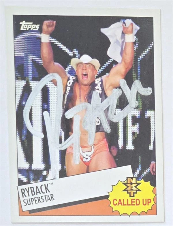 Ryback autographed Trading Card Wrestling 2015 Topps Superstar NXT Called Up #6 - Image 1 of 1