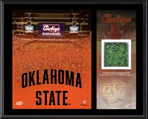 Oklahoma State Cowboys 12x15 Boone Pickens Stadion Plakette mit GU Rasen - Bild 1 von 1