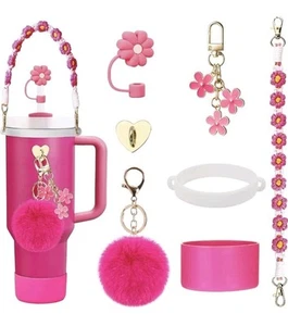 7-teiliges Zubehörset für Stanley Tasse 40 30 Unzen Thermobecher Reisebecher Dekor - Bild 1 von 4