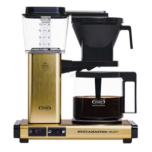Moccamaster KBG Select Drip coffee maker 1.25 L Ground coffee 1520 W Black Brass - Afbeelding 1 van 1