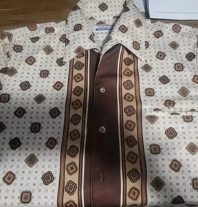 Vintage Shirt Don Skoff’s Catalina Mens SM/MED  Lounge Button-Up #J24 - Picture 1 of 8