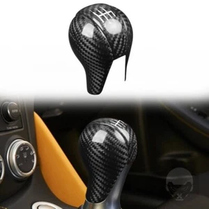 Juego de molduras de cubierta de perilla de cambio de marchas de fibra de carbono real para Nissan 370Z Z34 2009-2018 - Imagen 1 de 6