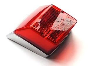 LML STAR 125 150 200 CUADRO CROMADO UNIDAD LUZ FRENO TRASERO CON BOMBILLAS CON MARCA E4 - Imagen 1 de 1