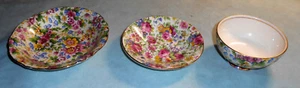 3 platos Royal Winton Chintz Cheadle - plato para dedos, plato de frutas, plato de mantequilla - Imagen 1 de 9
