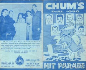 CHUM CHARTS: HIT PARADE 9 DE NOVIEMBRE 1959 MUY RARO REF: VIET091159 - Imagen 1 de 2