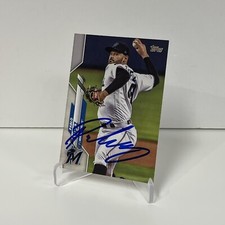 Pablo Lopez Autographed 2020 Topps Signed Card #504 - Miami Marlins