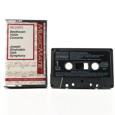 Beethoven Violin Concerto: Joseph Silverstein Utah Symphony (Cassette Tape 1985) - Image 1 of 4