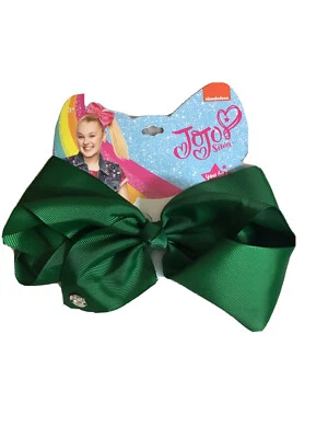 NEW Jojo Siwa Green Bow . - Imagem 1 de 4