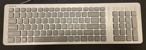 Klawiatura Sony Vaio VGP-UKB3US srebrna USB | przetestowana działa - Zdjęcie 1 z 8