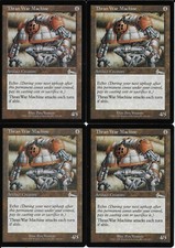 MTG: THRAN WAR MACHINE Urza's Legacy UNCOMMON; played, Excellent condition x4