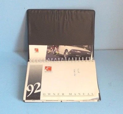 92 1992 Saturn owners manual SL/SL1/SL2 - Image 1 of 2