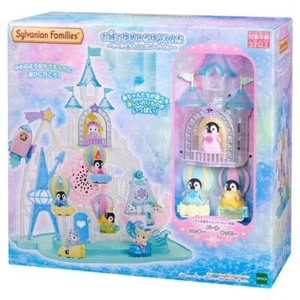 Sylvanian Families Castle Yumeiro Amusement Park Penguin Baby Snow Party 3 Dolls - Picture 1 of 3