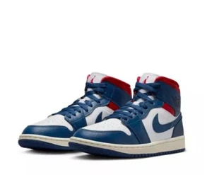 WMNS AIR JORDAN 1 MID French Blue Gym Red Sail White 9.5 W | M 8 - Picture 1 of 16