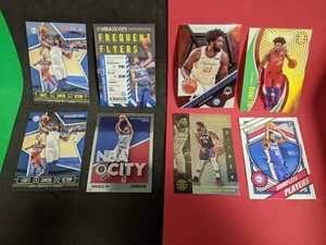 Joel Embiid 8x Lot 🔥 Mosaic Illusions NBA HOOPS Donruss Gold Silver Acetate - Picture 1 of 2