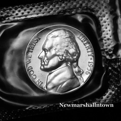 1956 Jefferson Proof Nickel from Proof Set in Mint Cellophane 2017 339 Cover