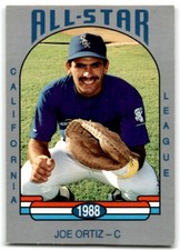 1988 CAL LEAGUE ALL-STARS JOE ORTIZ RENO SILVER SOX #22