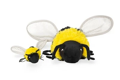 IKEA "SKOGSDUVA" Hummel 21 cm und 8 cm als Set, schwarz-gelb