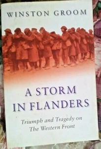 cup1 BOOK MILITARY WAR WW1 A STORM IN FLANDERS 277 PAGES ILLUSTRATED - Picture 1 of 5