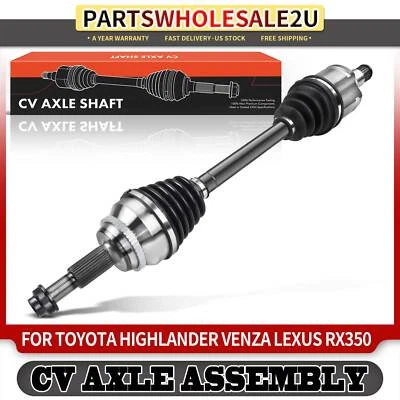 Front Left CV Axle Assembly for Toyota Highlander 11-16 Venza Lexus RX350 RX450H - Image 1 of 4