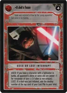 A Jedi's Focus (Tatooine) | Decipher Star Wars CCG | NM/LP - Picture 1 of 1