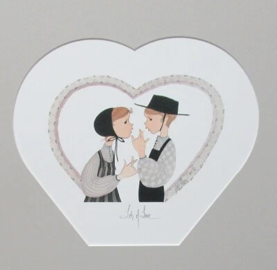 LITOGRAFÍA A COLOR FIRMADA A MANO EDICIÓN LIMITADA "MUCHO AMOR" MUSGO BUCKLEY  Foto 1 de 4