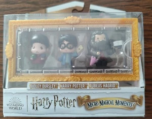 Wizarding World Harry Potter Micro Magical Moments Dudley, Harry & Hagrid -NEW - Picture 1 of 5
